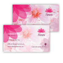 Modele gratuite carti vizita florarie ornamente florale