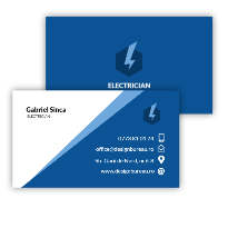 model carte vizita gratis electrician