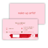 Modele gratuite carti vizita machiaj make-up artist
