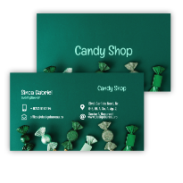 modele carti vizita candy bar
